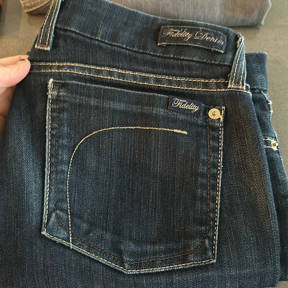 fidelity denim, size 29, viper rinse